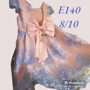 Girls Big Bow Dress European 140 *NWT*